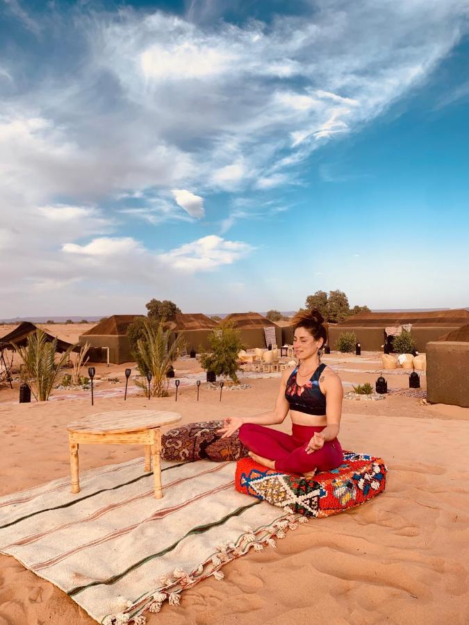 Sahara Wellness Camp Bed & Breakfast Merzouga Exterior photo