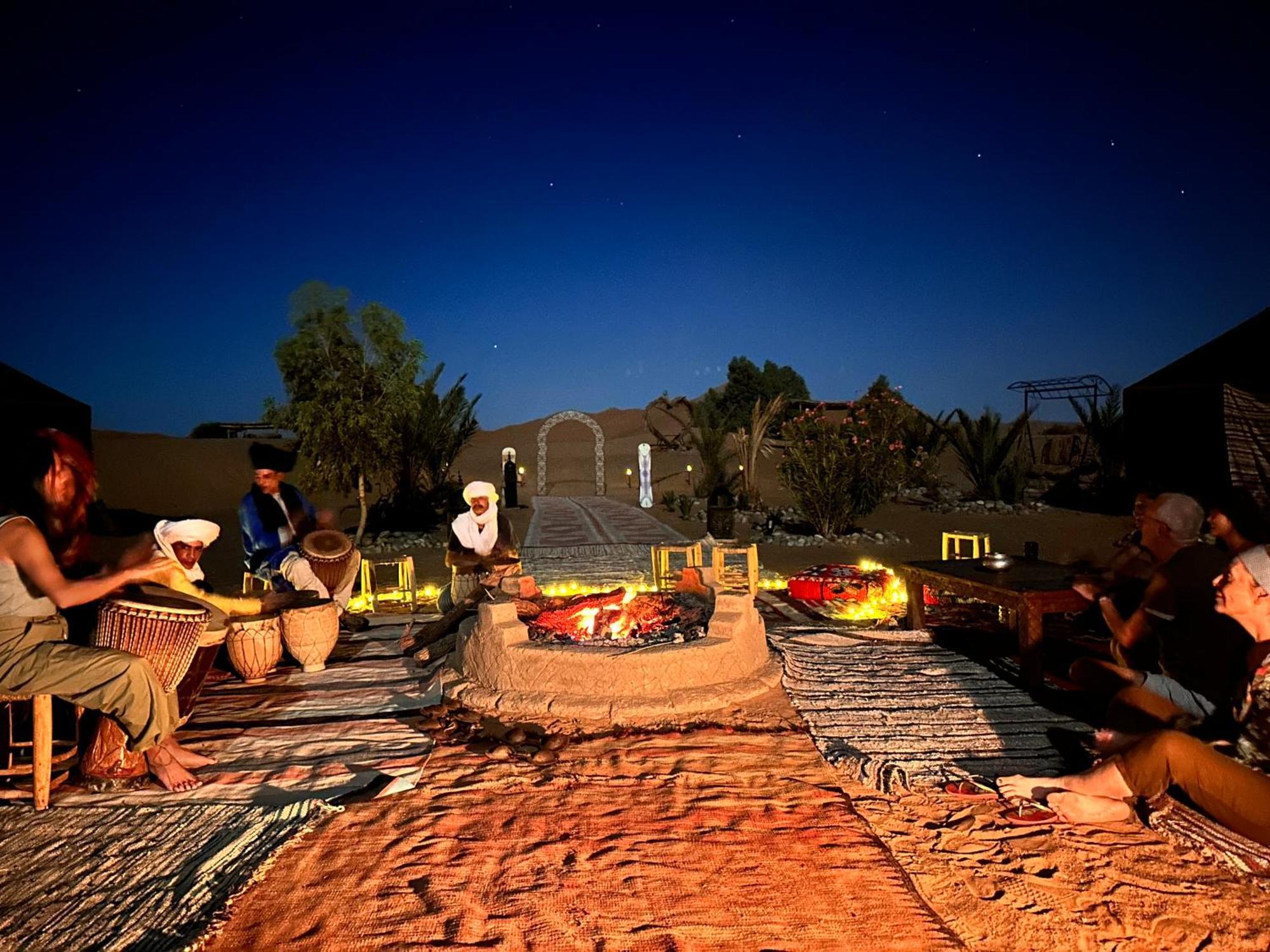 Sahara Wellness Camp Bed & Breakfast Merzouga Exterior photo