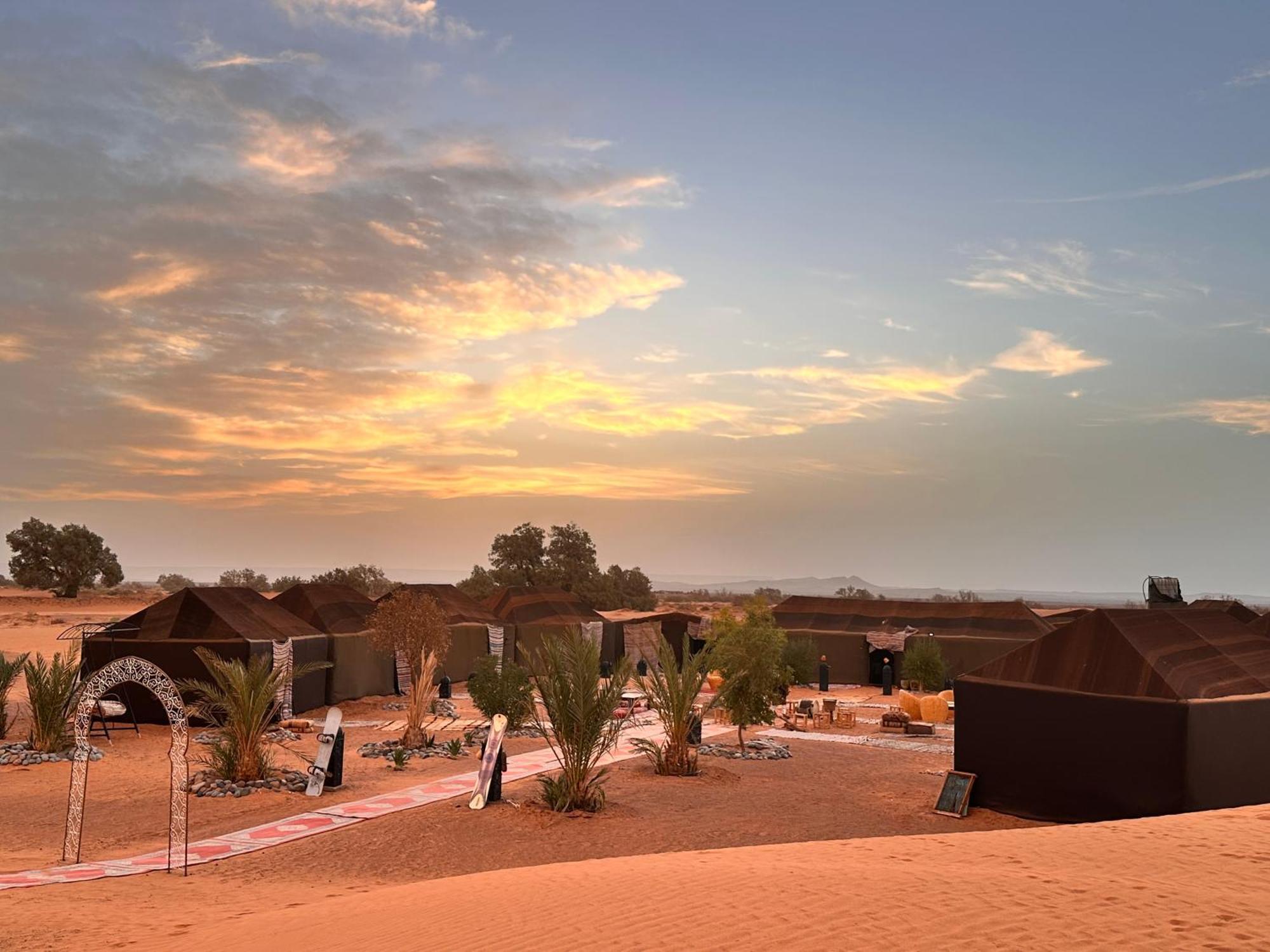 Sahara Wellness Camp Bed & Breakfast Merzouga Exterior photo