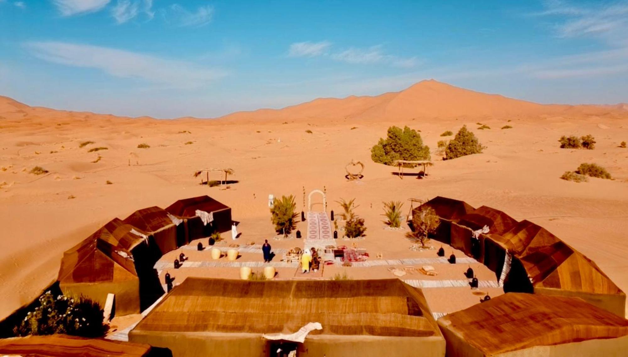 Sahara Wellness Camp Bed & Breakfast Merzouga Exterior photo