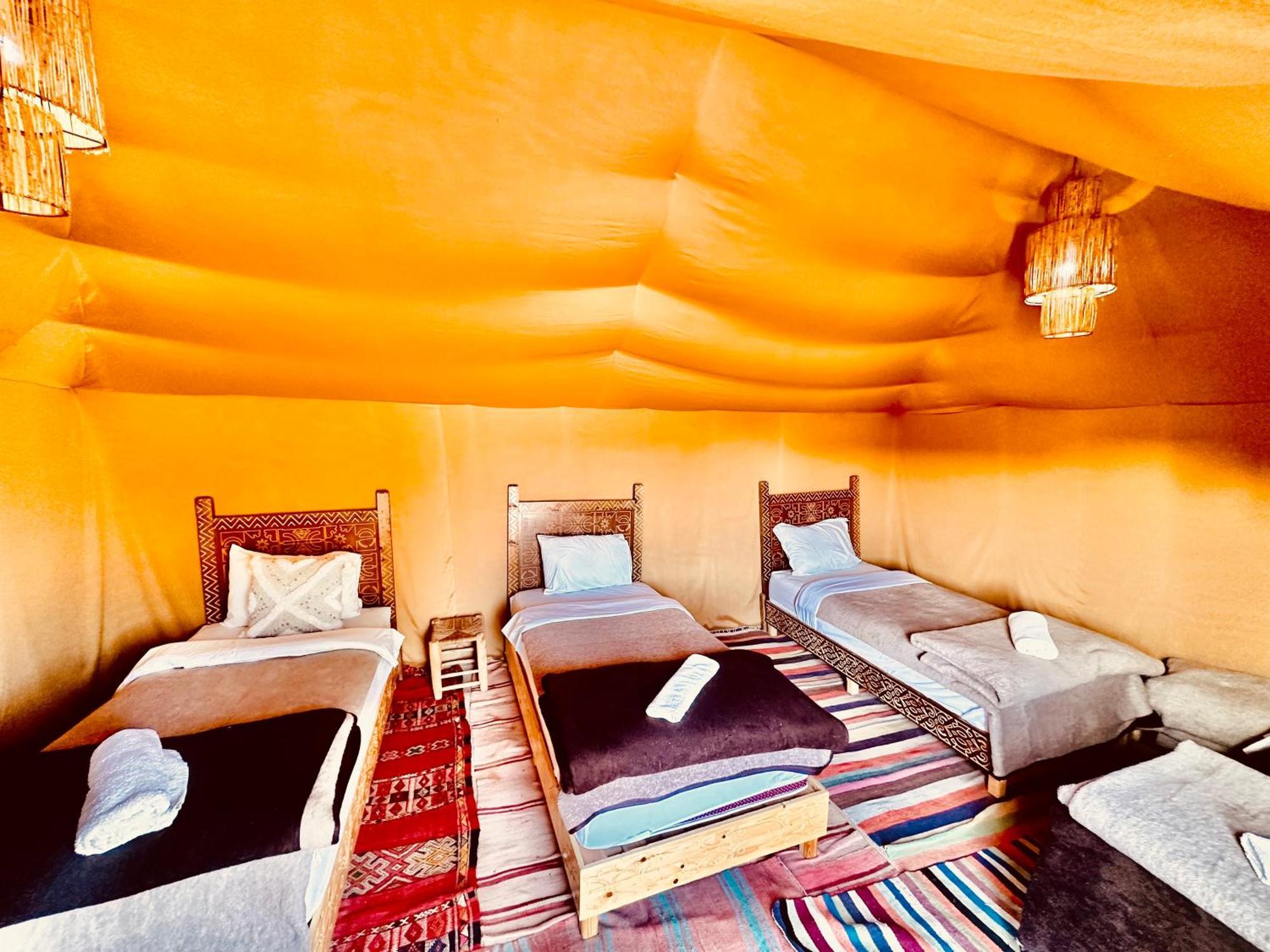 Sahara Wellness Camp Bed & Breakfast Merzouga Exterior photo