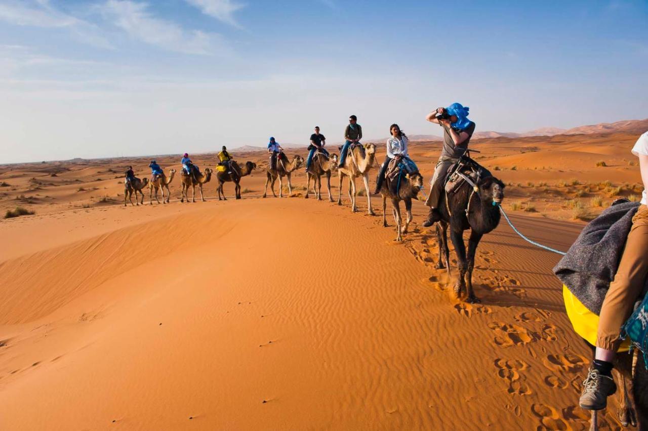 Sahara Wellness Camp Bed & Breakfast Merzouga Exterior photo